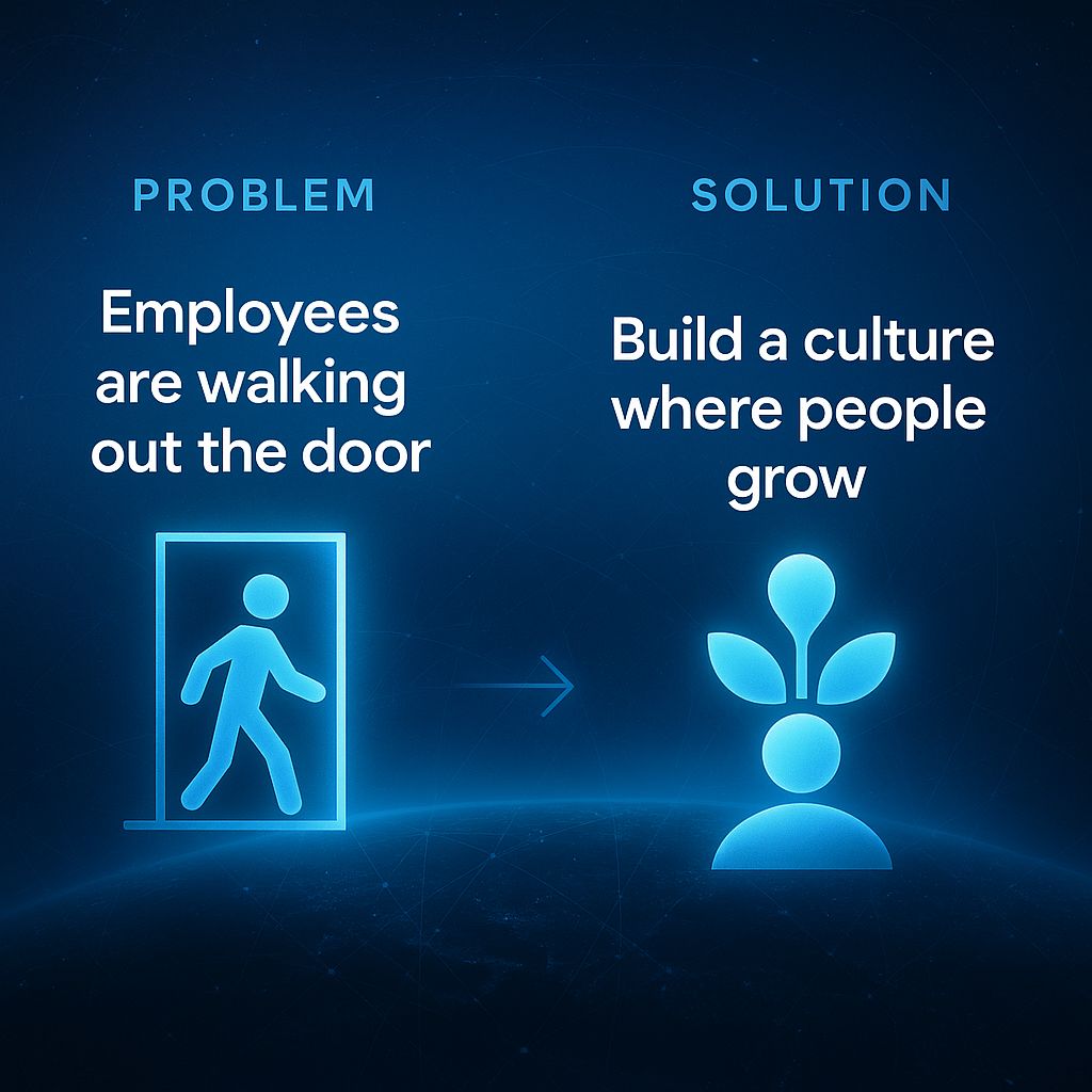 Visual style example for global workforce solutions CEO