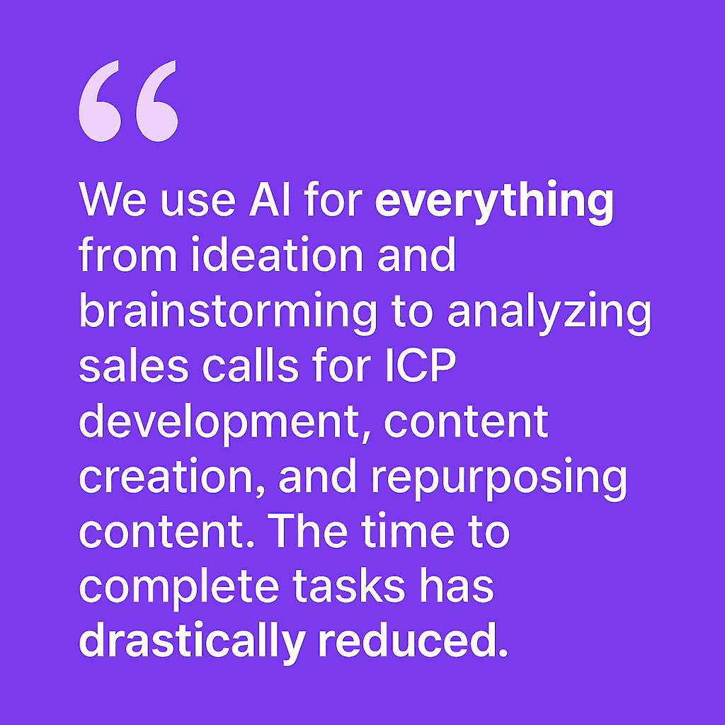 AI Content Efficiency Quote