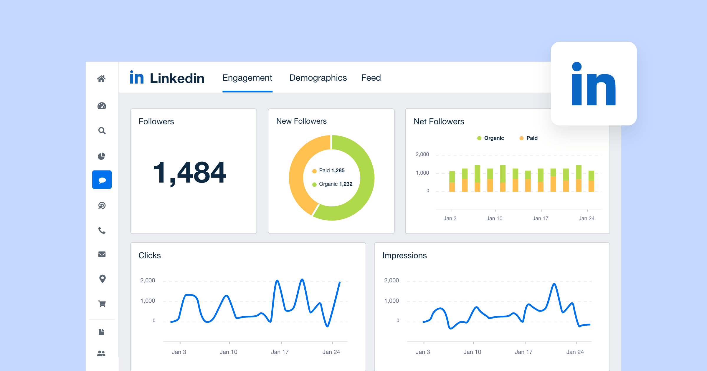 LinkedIn Analytics Dashboard
